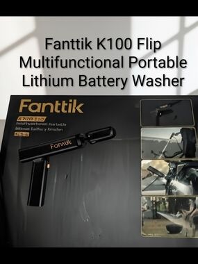 Fanttik K100 Portable Lithium Battery Pressure Washer 174psi Brand New In Box